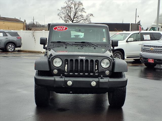 used 2018 Jeep Wrangler JK car, priced at $17,500