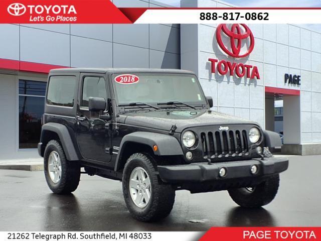 used 2018 Jeep Wrangler JK car, priced at $17,500