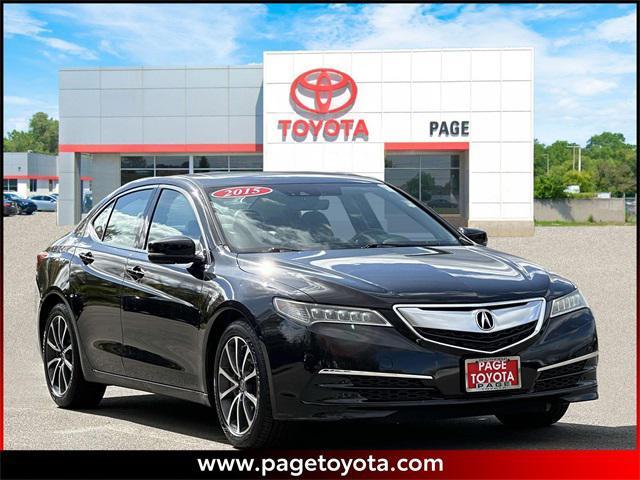 used 2015 Acura TLX car, priced at $15,000