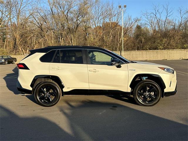 used 2021 Toyota RAV4 Hybrid car, priced at $34,000