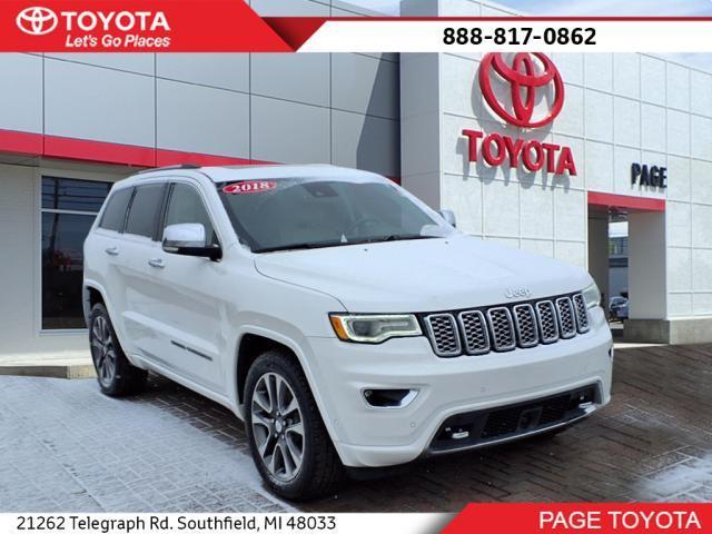 used 2018 Jeep Grand Cherokee car, priced at $17,500