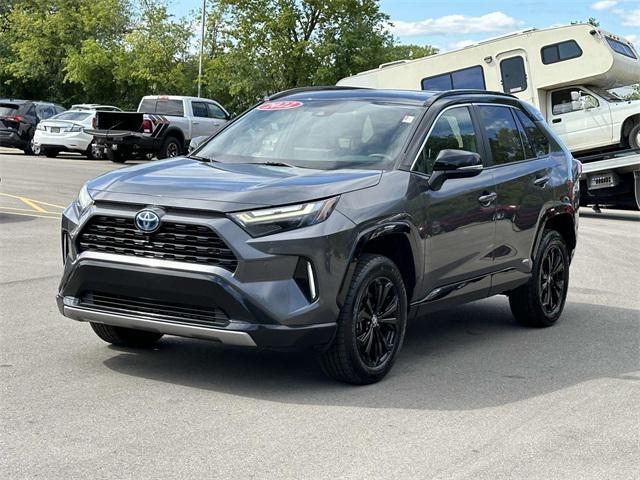 used 2022 Toyota RAV4 Hybrid car, priced at $28,000