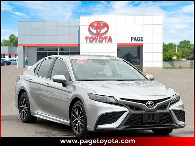 used 2021 Toyota Camry car, priced at $22,500