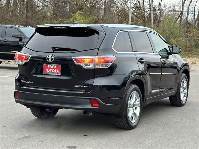 used 2016 Toyota Highlander car, priced at $21,500