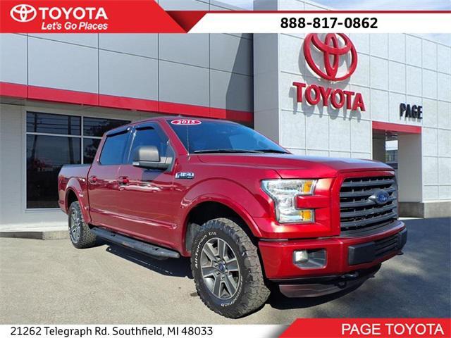 used 2015 Ford F-150 car, priced at $15,500