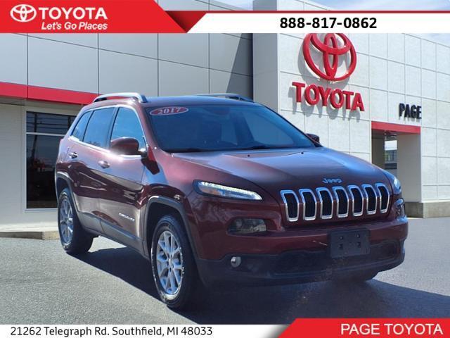 used 2017 Jeep Cherokee car, priced at $12,500