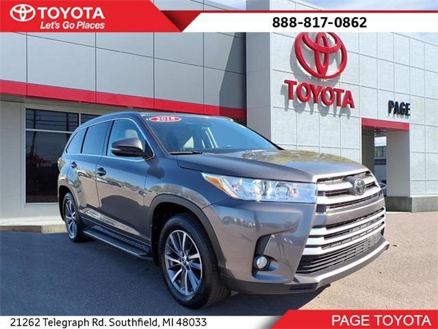 used 2018 Toyota Highlander car, priced at $20,500