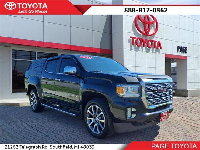 used 2021 GMC Canyon car, priced at $25,500