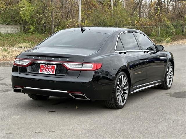 used 2018 Lincoln Continental car, priced at $24,000