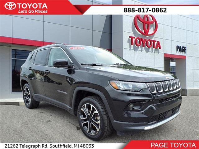 used 2022 Jeep Compass car, priced at $23,000