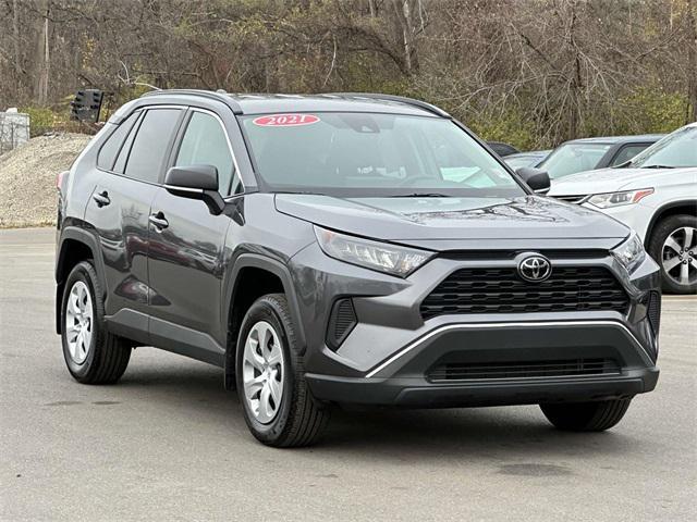 used 2021 Toyota RAV4 car, priced at $27,500