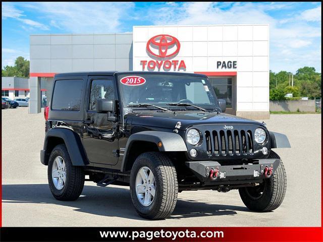 used 2015 Jeep Wrangler car, priced at $15,500