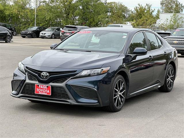 used 2021 Toyota Camry car, priced at $22,500