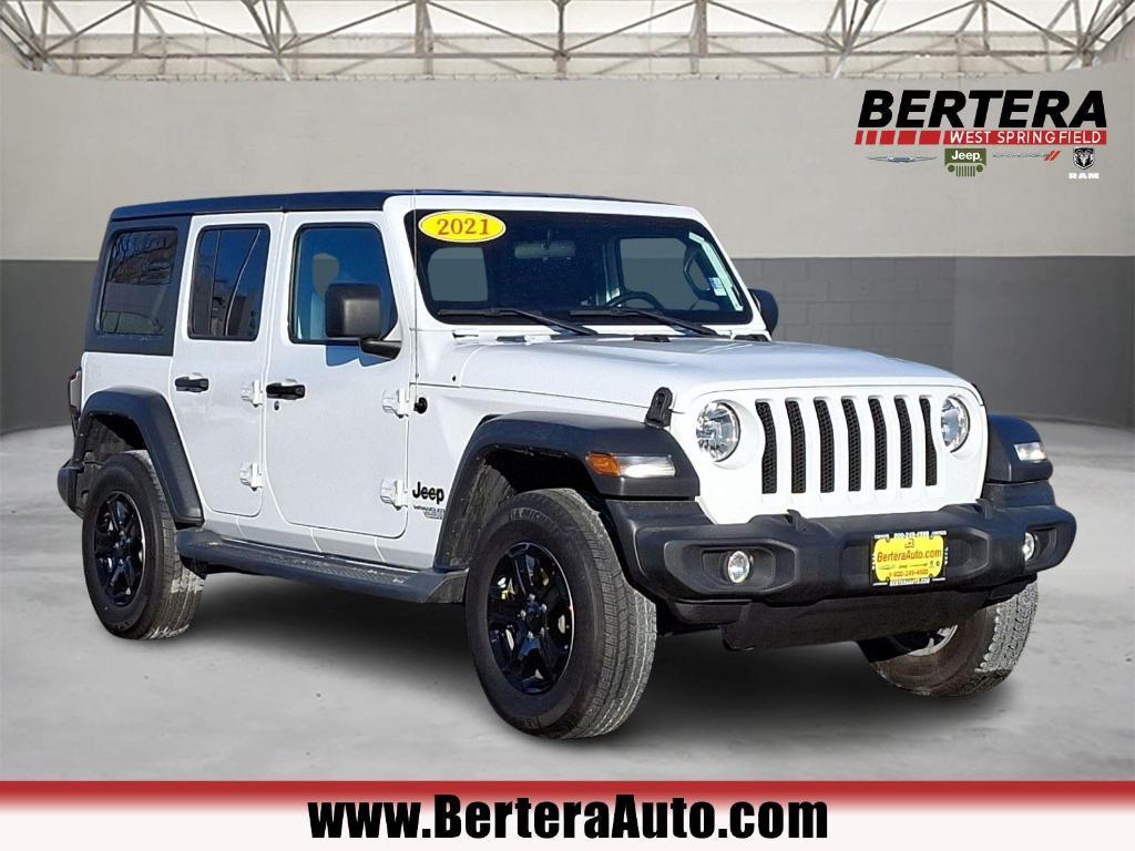 used 2021 Jeep Wrangler Unlimited car, priced at $30,874