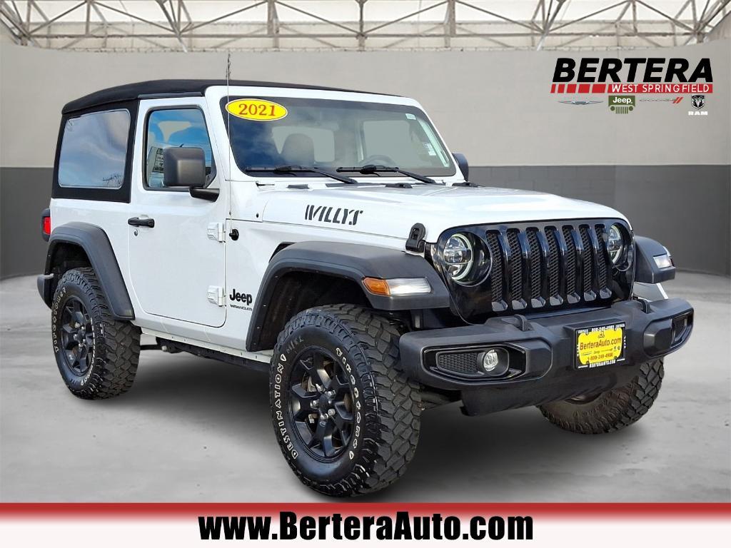 used 2021 Jeep Wrangler car, priced at $28,624