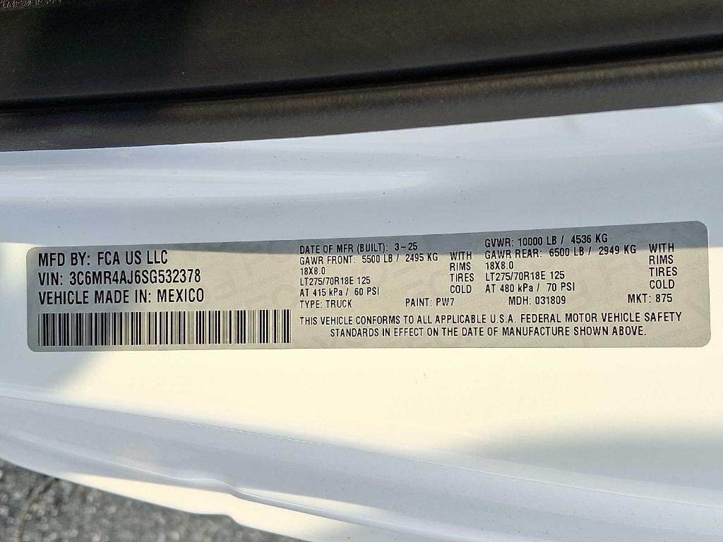 new 2025 Ram 2500 car, priced at $45,858