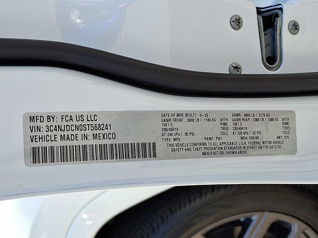 new 2025 Jeep Compass car, priced at $37,235