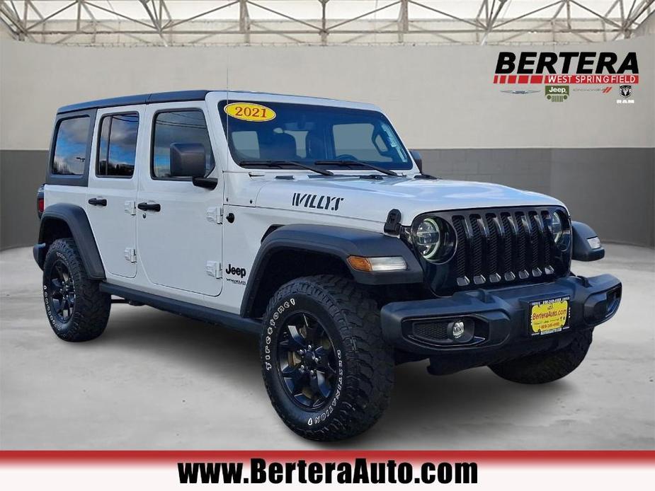 used 2021 Jeep Wrangler Unlimited car, priced at $34,495