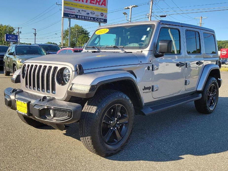 used 2021 Jeep Wrangler Unlimited car, priced at $34,974