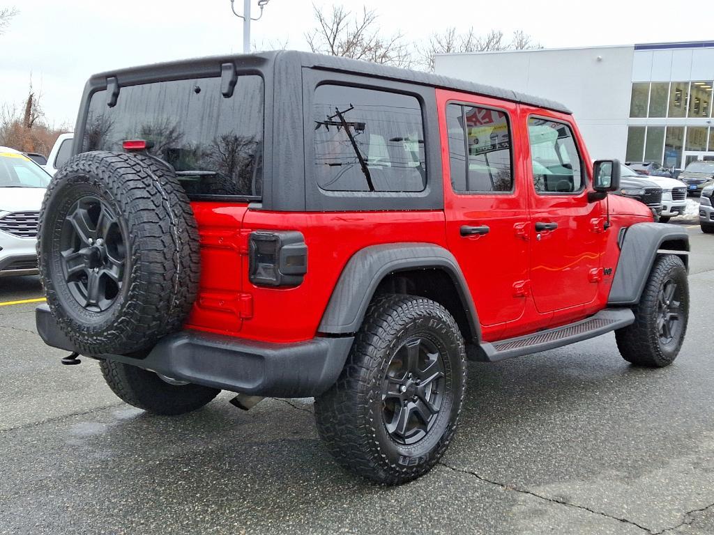 used 2021 Jeep Wrangler Unlimited car, priced at $29,697