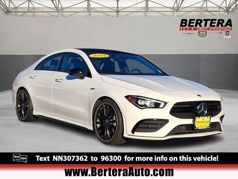 used 2022 Mercedes-Benz AMG CLA 35 car, priced at $36,444