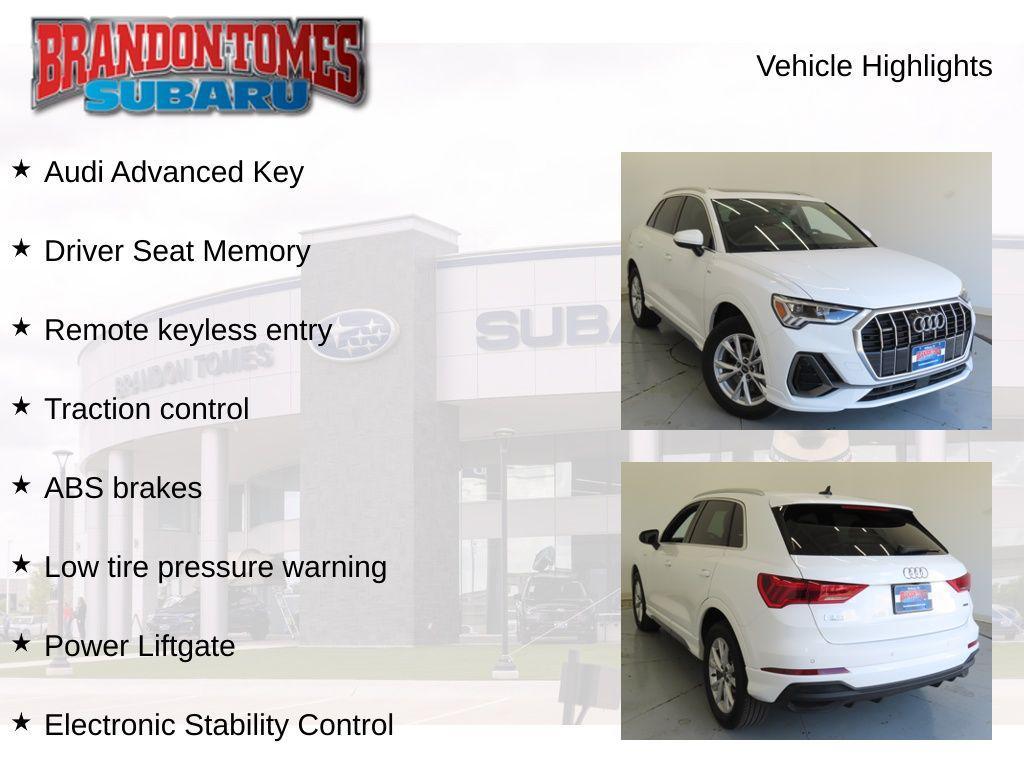used 2025 Audi Q3 car, priced at $37,600