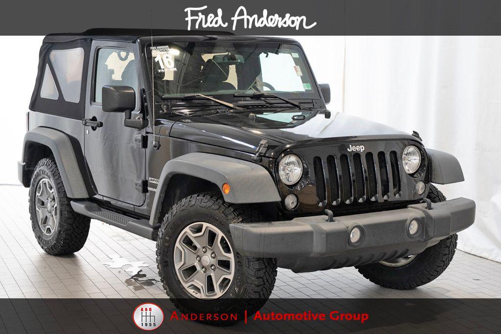 used 2016 Jeep Wrangler car, priced at $17,327