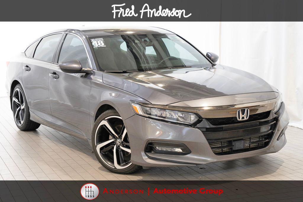 used 2018 Honda Accord car, priced at $18,333