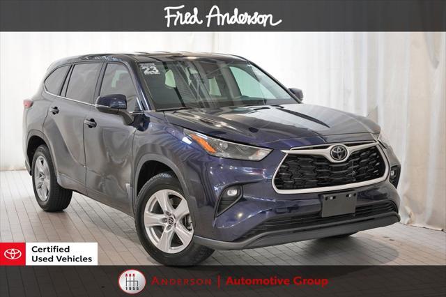 used 2023 Toyota Highlander car, priced at $34,900