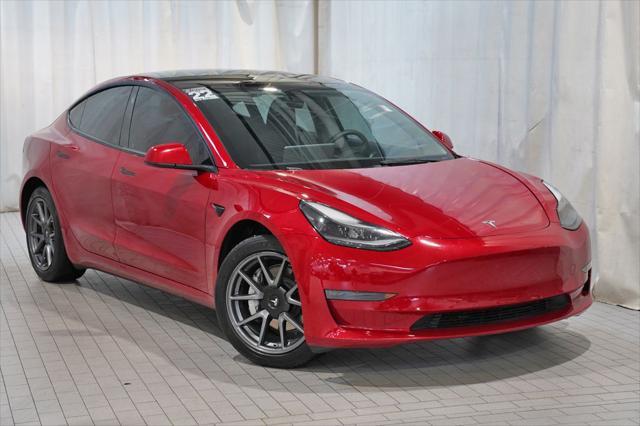 used 2022 Tesla Model 3 car, priced at $26,500