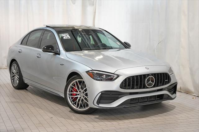 used 2024 Mercedes-Benz AMG C 43 car, priced at $61,000