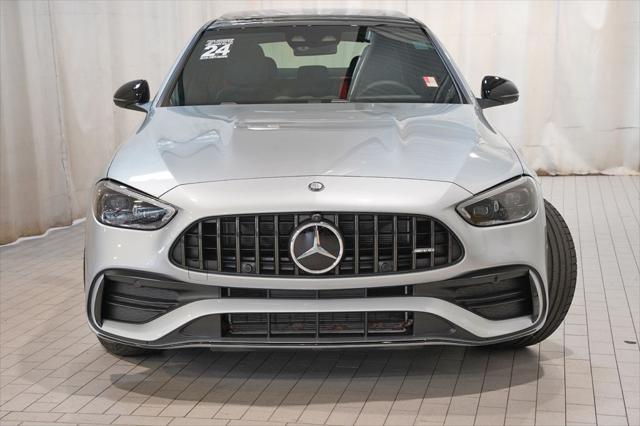 used 2024 Mercedes-Benz AMG C 43 car, priced at $58,995