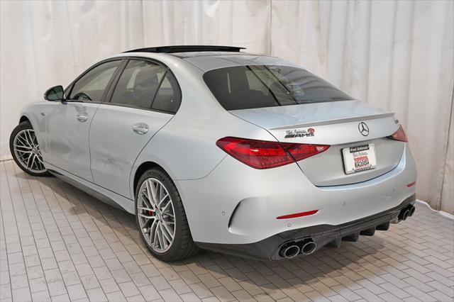 used 2024 Mercedes-Benz AMG C 43 car, priced at $58,995