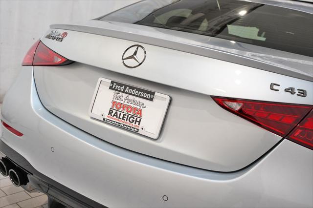 used 2024 Mercedes-Benz AMG C 43 car, priced at $58,995