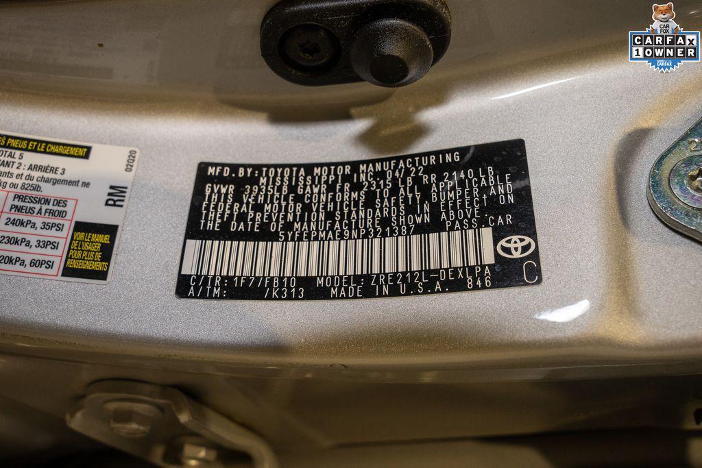 used 2022 Toyota Corolla car, priced at $20,563