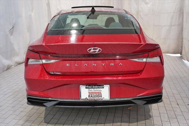 used 2021 Hyundai Elantra car, priced at $17,500