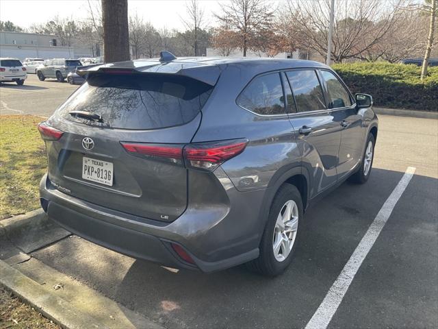 used 2021 Toyota Highlander car, priced at $24,967