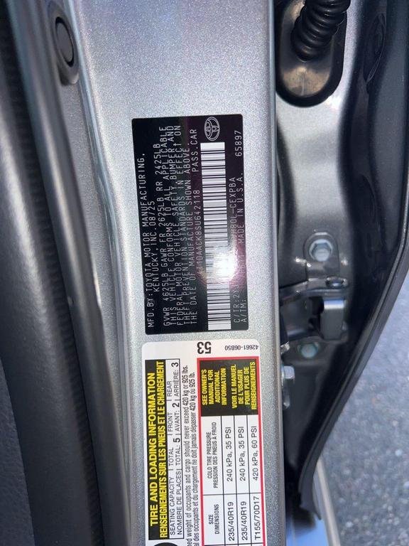new 2025 Toyota Camry car, priced at $41,588