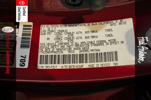 used 2023 Toyota Tacoma car, priced at $42,297