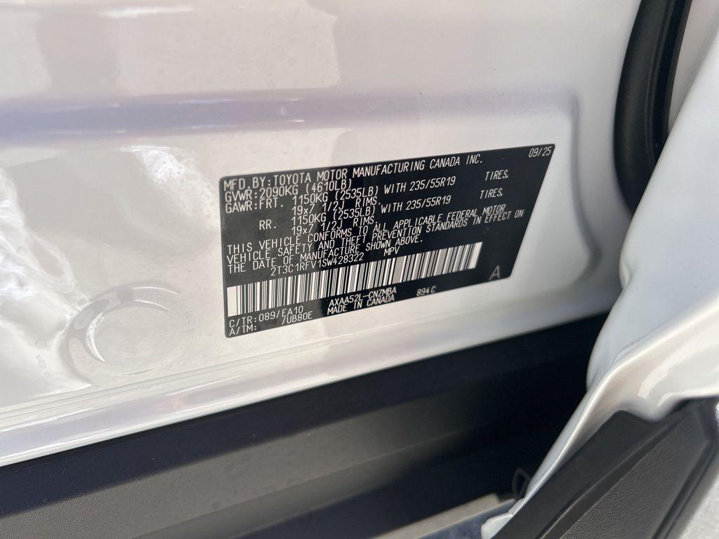new 2025 Toyota RAV4 car, priced at $38,531