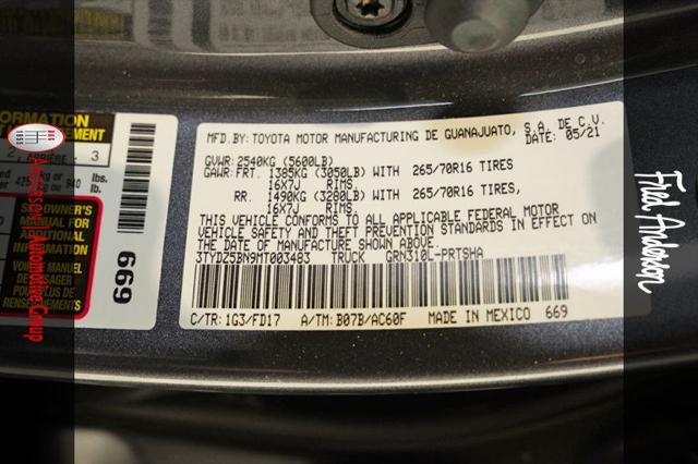used 2021 Toyota Tacoma car, priced at $41,366