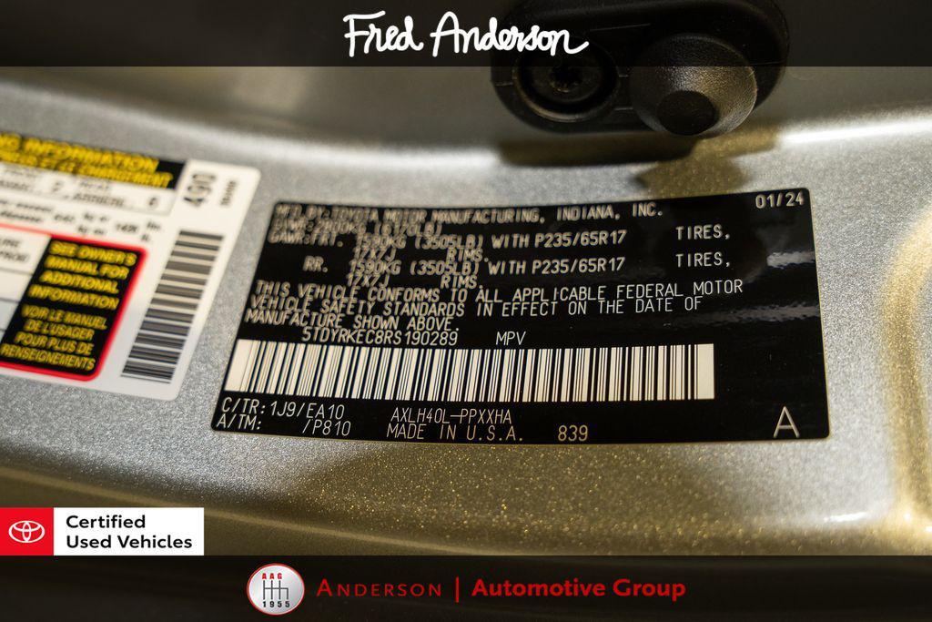 used 2024 Toyota Sienna car, priced at $41,482