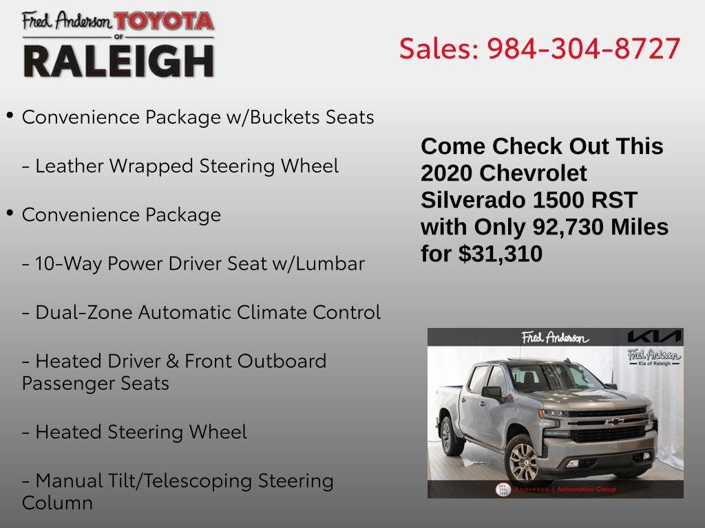 used 2020 Chevrolet Silverado 1500 car, priced at $31,310
