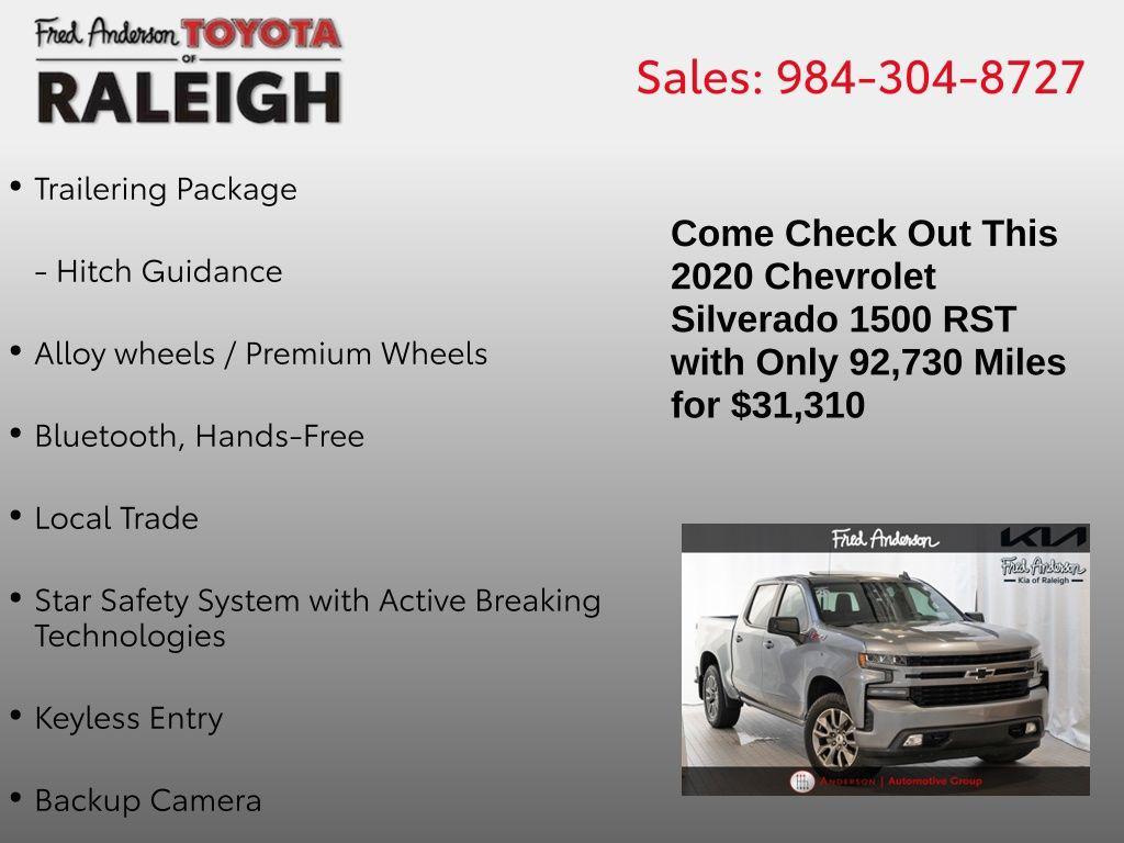 used 2020 Chevrolet Silverado 1500 car, priced at $31,310