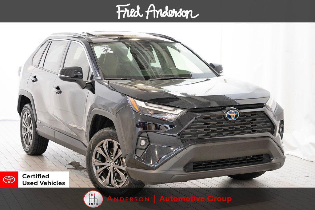 used 2022 Toyota RAV4 Hybrid car, priced at $33,536