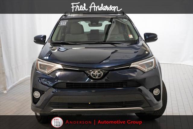 used 2018 Toyota RAV4 car, priced at $15,000