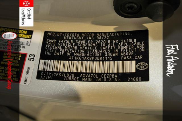 used 2023 Toyota Camry car, priced at $30,501
