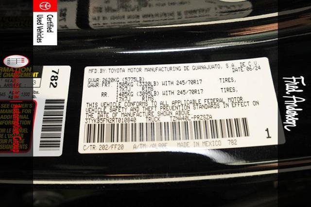used 2024 Toyota Tacoma car, priced at $36,367