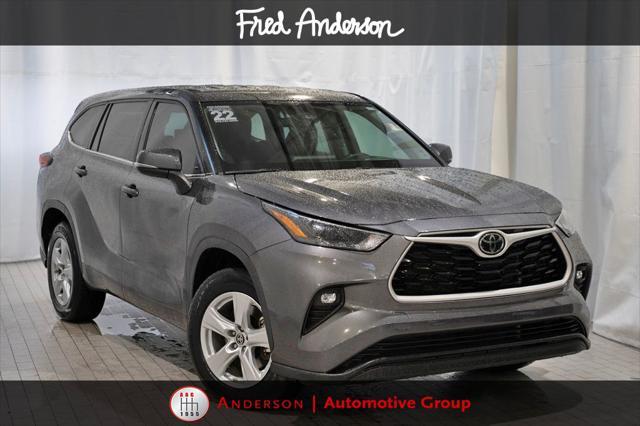 used 2022 Toyota Highlander car, priced at $31,635