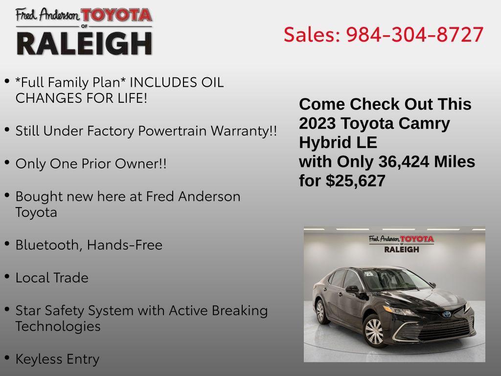 used 2023 Toyota Camry car, priced at $25,627